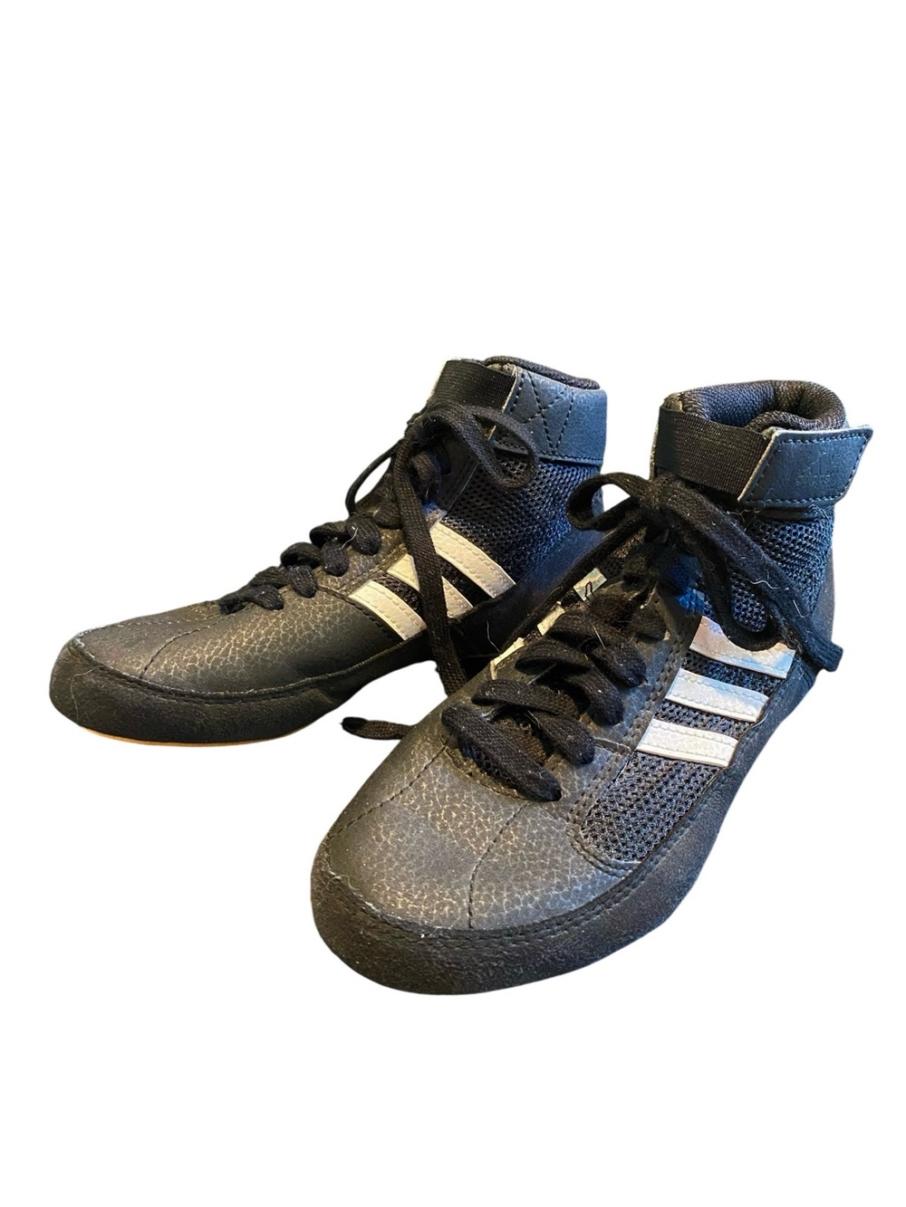 ADIDAS BOYS SZ 1 WRESTLING SHOES